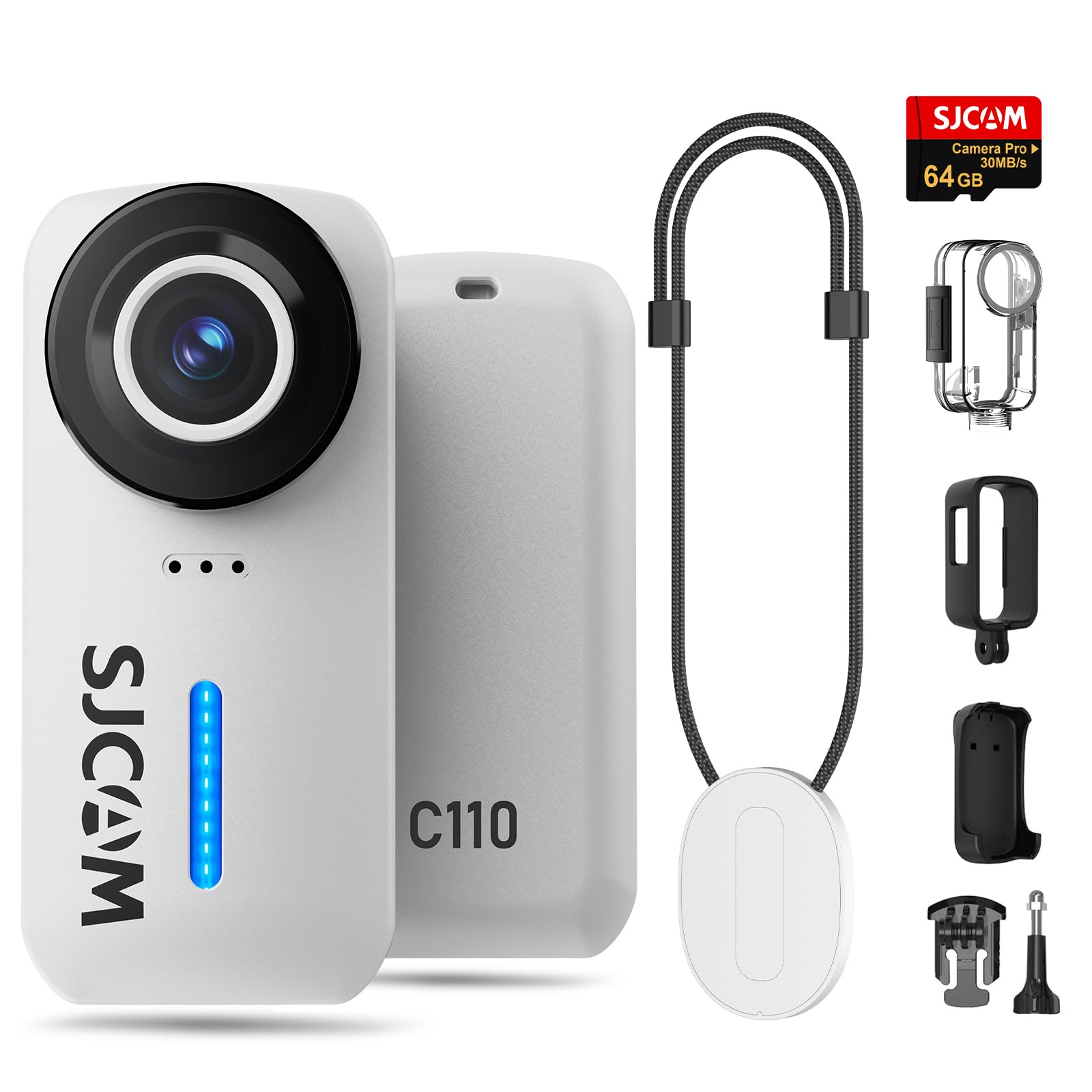 Amazon | SJCAM C110 4K アクションカメラ：200分長時間録画 & 6軸補正